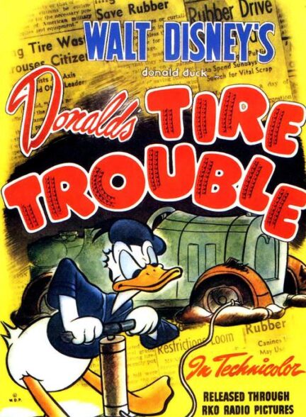 دانلود فیلم مشکل تایر دونالد | Donald’s Tire Trouble 1943