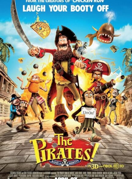 دانلود فیلم گروه نامناسب | The Pirates! Band of Misfits 2012