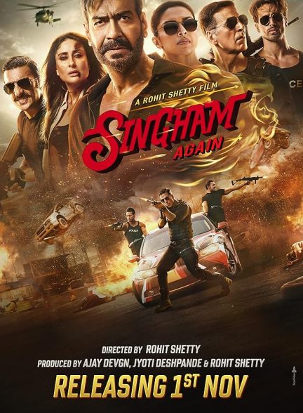 دانلود فیلم دوباره سینگهام | 2024 Singham Again