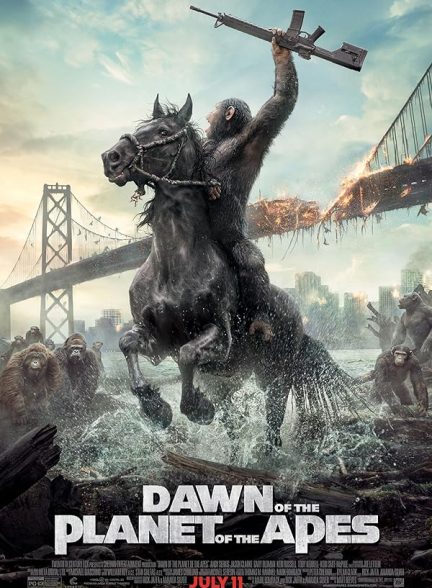 دانلود فیلم طلوع سیاره میمون‌ها | 2014 Dawn of the Planet of the Apes